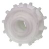 Metering wheel fixing assembl
