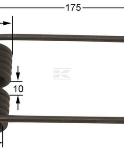 Diente de púas adecuado para Hesston 3 Pick-up tine suitable for Hesston