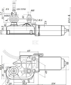 Motor del limpiaparabrisas 3 Motor del limpiaparabrisas