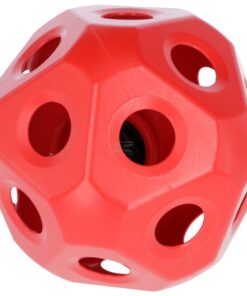 Bola de juego para alimentar caballos, rojo