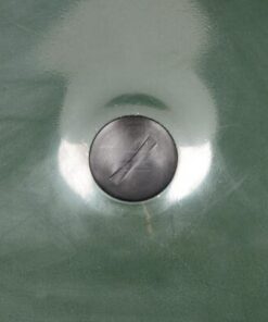 Trough half round plastic, green