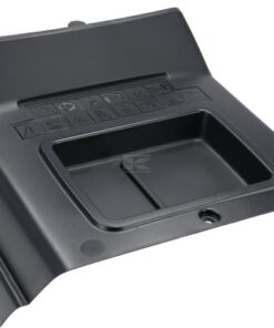 Tapa central ABS negro MP/SD granulado