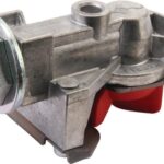 Coupling head with integrated filter "Protect-O" M16x1.5 red