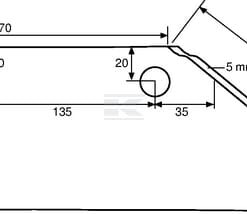 Reja de cuchilla 14" D Lemken