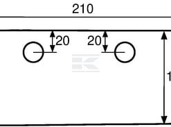 Reja para abonar izq./der. S360