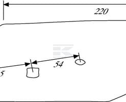 Punta reja, refuerzo soldadura, DCH., B2SP