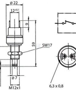 Interruptor luces freno Case - IH