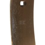 Punta de cultivador 275 x 80 x 12 mm, curvada, 1 orificio, válida para Horsch