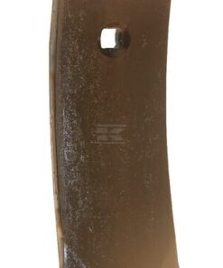 Punta de cultivador 275 x 80 x 12 mm, curvada, 1 orificio, válida para Horsch