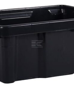 Contenedor negro 20L, 433 x 342 x 172 mm EDA