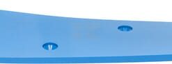 Placa de vertedera 1 BS/W, RH, 561 x 10 x 120