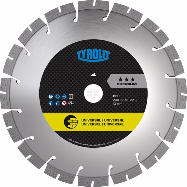 Cutting disc DCU Premium 115mm 1 Cutting disc DCU Premium 115mm