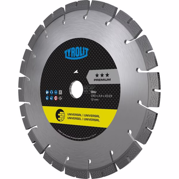 Cutting disc DCU Premium 115mm 2 Cutting disc DCU Premium 115mm