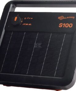 Electric fence energiser Solar S100 (with Battery)
