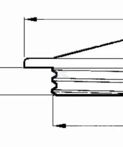 Tapa a rosca 454 mm