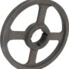 Polea para correa trapecial, 2 canales A o SPA, Ø360,50 mm, para buje Taperlock 2517, Kramp