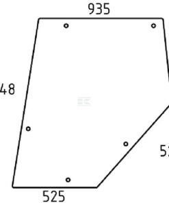 Top door glass