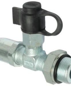Straight stud coupling with test point 15/M22x1.5