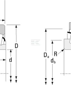 Outer ring tapered bearing