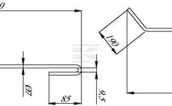 Cuchilla rotavator larga Dcha válida para Amazone