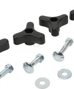 Mango, tornillos, equip. negro