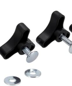 Juego tornillos de fijación del mango negro