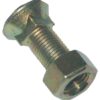 Tornillo de arado 3/8"x25 mm + tuerca