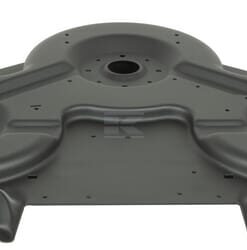 Mower deck casing 110C, grey, NCS + CTF
