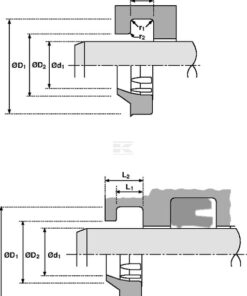 Rascador vástago ASU 35x43x5/8mm