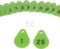 Crotal flex.collar nº1-25 ver.