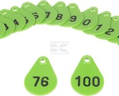 Crotal flex.coll.ver. nº76-100