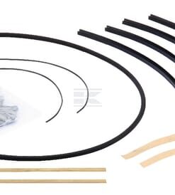 Gasket set for 10" knife valve