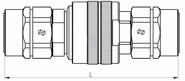 Racor rápido, 3/4" hembra - M22 x 1,5 15L macho 3 Racor rápido, 3/4" hembra - M22 x 1,5 15L macho