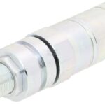 Acoplamiento rápido hembra, rosca pasamuros corta M22 x 1,5