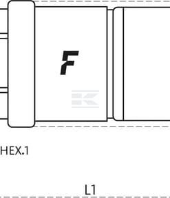 Racor rápido hembra 3/4" UNF