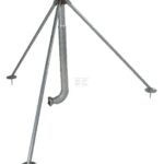 Trípode riego acopl.C 1 1/2"h.