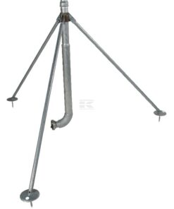 Trípode riego acopl.C 1 1/2"h.