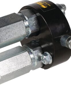 Multifaster DN12-2 x 1/2" BSPP tapón de sección móvil
