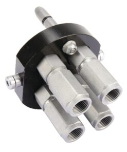 Multifaster DN10-4 x 1/2" BSPP tapón de sección móvil