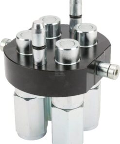Multifaster DN12-4 x 1/2" BSPP tapón de sección móvil