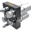 Multifaster DN12/DN20-2 x 1/2"- 2 x 3/4" BSPP tapón de sección móvil