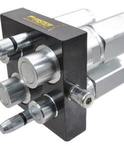 Multifaster DN12/DN20-2 x 1/2"- 2 x 3/4" BSPP tapón de sección móvil