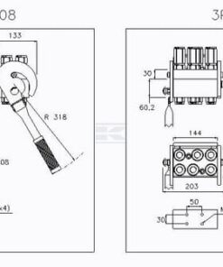 Multifaster DN12-6 x 1/2" BSPP tapón de sección móvil