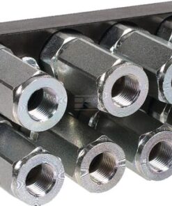 Multifaster DN12-8 x 1/2" BSPP tapón de sección móvil