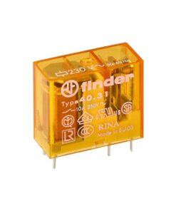 Relé enchufe PCB pines 3.5mm 1CO 10A/12V AC/Agni 5 Relé enchufe PCB pines 3.5mm 1CO 10A/12V AC/Agni