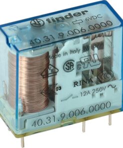 Relé enchufe PCB pines 3.5mm 1CO 10A/6V DC/Agni