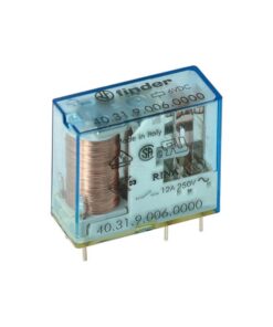 Relé enchufe PCB pines 3.5mm 1CO 10A/6V DC/Agni