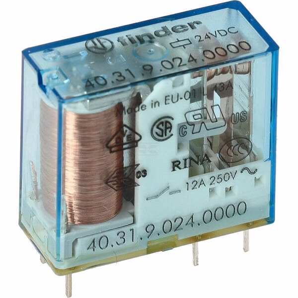 Relé 1 W 10 A 24 VCC