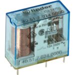 Relé enchufe PCB pines 5mm 1CO 10A/18V DC SENS/Agni