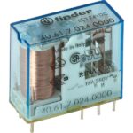 PCB/Plug-in rel.5mm.pinning 1CO 16A/12V DC SENS/AgSnO2